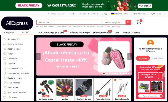 Cupones AliExpress Diciembre 2023 - Descuento hasta 40%