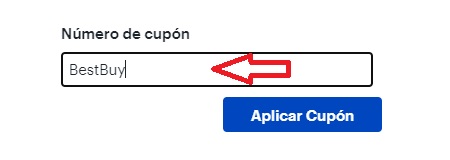 ?Como usar el codigo de descuento Best Buy México?