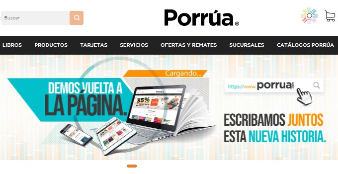 Pagina de inicio Porrúa