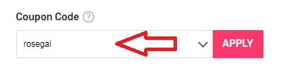 ?Como usar el codigo de descuento Rosegal?