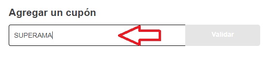 ?Como usar el codigo de descuento Superama?