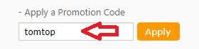 ?Como usar el codigo de descuento TOMTOP?