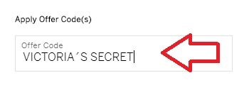 ?Como usar el codigo de descuento Victoria's Secret?